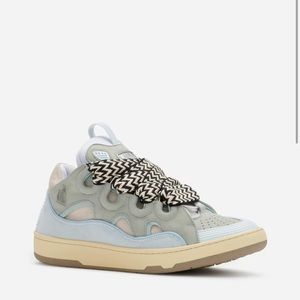 LEATHER CURB SNEAKERS